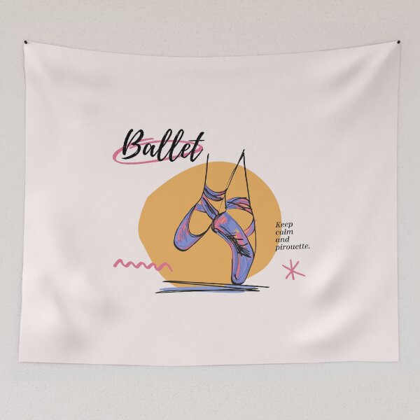Item preview, Ballet Day Keep Calm and Pirouette For Ballerina Ballet Dancer Girls and Woman Gift  designed and sold by SweetbeStore.