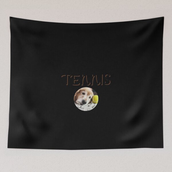 Item preview, There Are More Things To Life Funny Lazy Dog Tennis Sticker designed and sold by callujohn7.