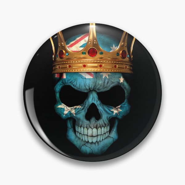 Item preview, Australian Flag Skull with Crown designed and sold by JeffBartels.