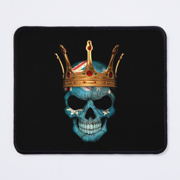 Item preview, Australian Flag Skull with Crown designed and sold by JeffBartels.