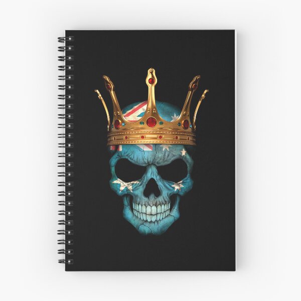 Item preview, Australian Flag Skull with Crown designed and sold by JeffBartels.