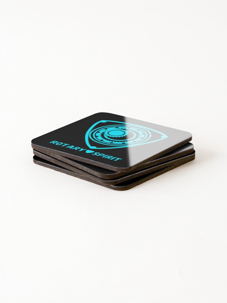 Thumbnail 4 of 5, Coasters (Set of 4), Rotary Spirit designed and sold by Racingdecals.