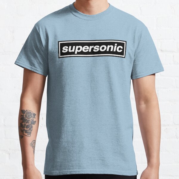 OASIS - SUPERSONIC (The Original And Best) [Sky Blue] Band Tribute - MADE IN THE 90s Classic T-Shirt