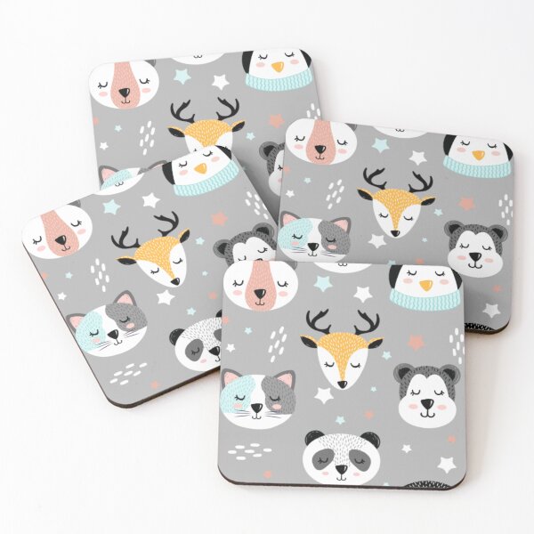 Item preview, Cute animals pattern designed and sold by mcamedia.