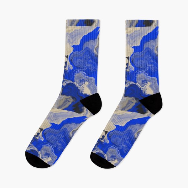 Item preview, Fluid Blue Vivid Abstract  designed and sold by Quoppidou.