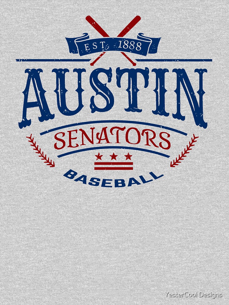 Austin, Tx. Senators (1888) baseball tee