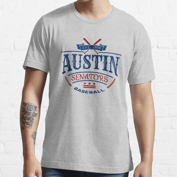 Printify Austin (TX) Pioneers Baseball Club 1947-1955 Tee Athletic Heather / 3XL