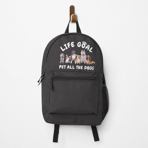 Item preview, Life Goal: Pet All The Dogs Shirt for Women, Funny Dog T Shirt for Her - Funny Gift for Dog Mom, Dog Lover Gift designed and sold by Pawfect-Purr.