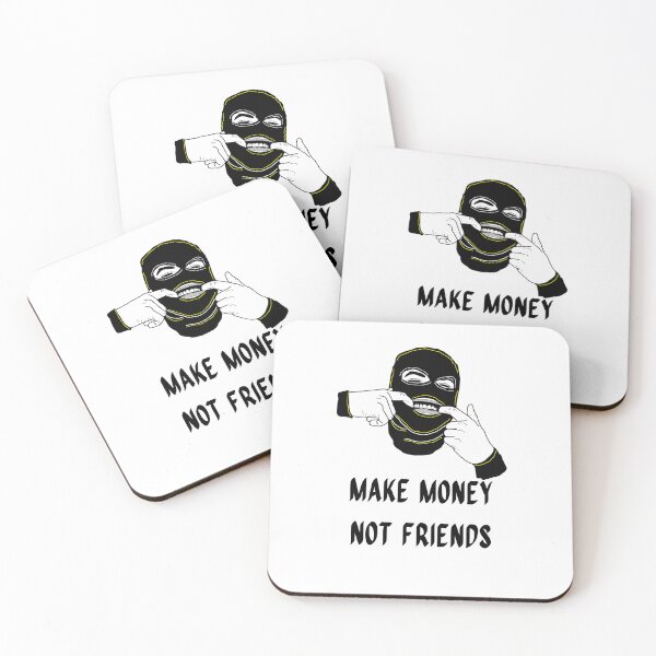 Item preview, Make Money Not Friends Design Streetwear Brand Logo  designed and sold by GloriousArt22.
