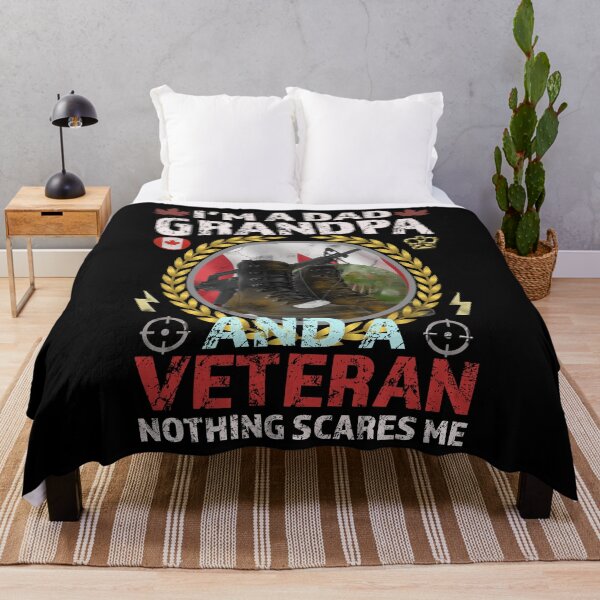 Item preview, I'm A Dad Grandpa And A Veteran Nothing Scares Me designed and sold by david parry.