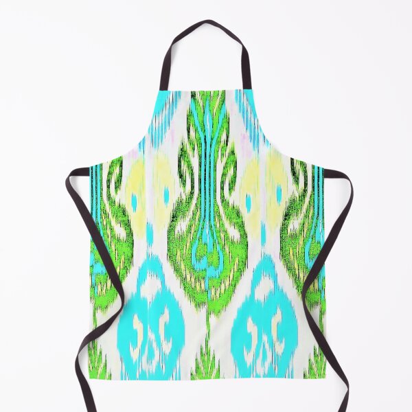 Item preview, Floral designs Uzbek ikat patterns - Ikat designed and sold by LeFabriqueOuz.