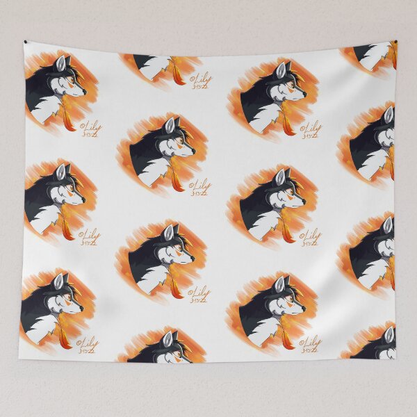 Item preview, Wolf Of Flame designed and sold by Made With Chirps.