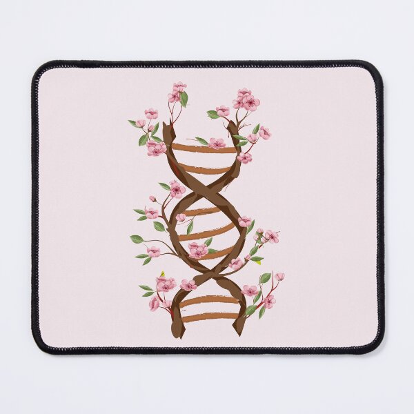 Item preview, Floral Watercolor DNA flowers trees dna structure Sakura japanese flowers designed and sold by ELmezz.