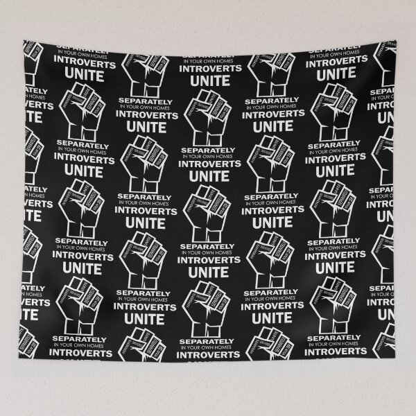Item preview, Introverts unite separately in your own homes, Introverts Unite designed and sold by mustafamr.