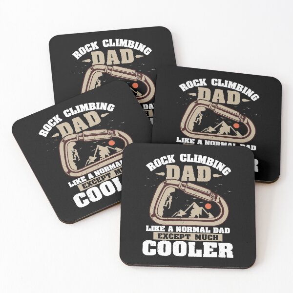 Item preview, Rock Climbing Dad Much Cooler Scrambling Carabiner designed and sold by StrongShirts.
