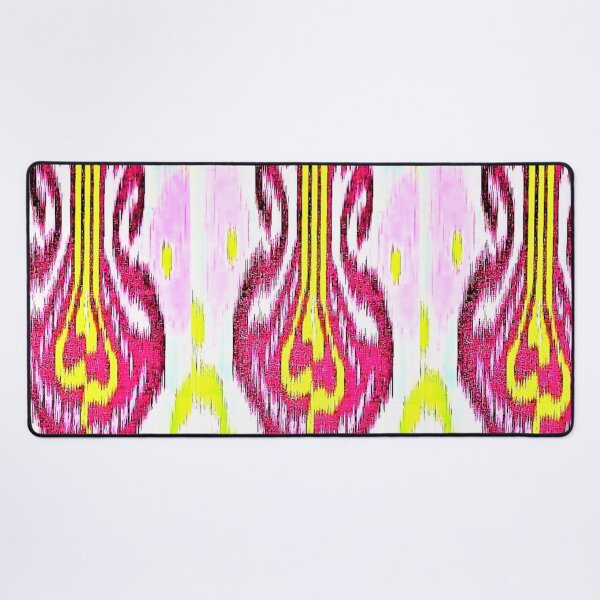 Item preview, Floral designs Uzbek ikat patterns - Ikat designed and sold by LeFabriqueOuz.