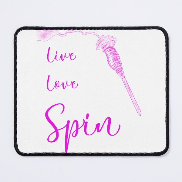 Item preview, Spindle, Gifts For Spinners, Live Love Spin, Fun Spinning Design designed and sold by CasaDiLavanda.