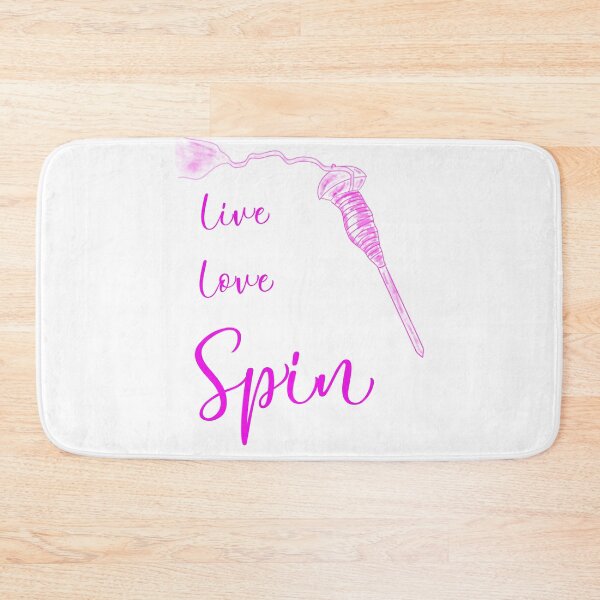 Item preview, Spindle, Gifts For Spinners, Live Love Spin, Fun Spinning Design designed and sold by CasaDiLavanda.