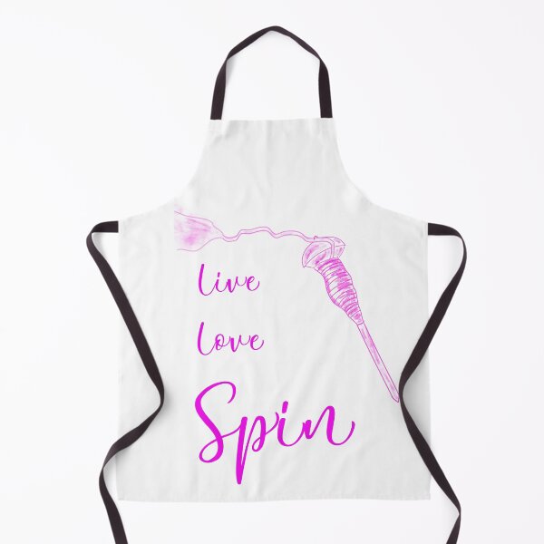 Item preview, Spindle, Gifts For Spinners, Live Love Spin, Fun Spinning Design designed and sold by CasaDiLavanda.