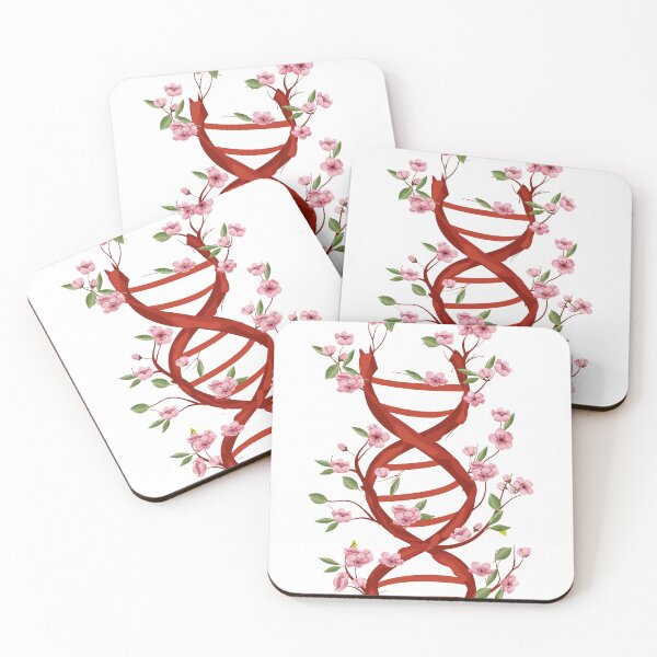 Item preview, Floral DNA flowers ,spring dna structure Sakura molecule designed and sold by ELmezz.