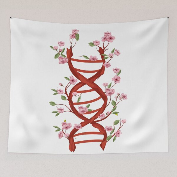 Item preview, Floral DNA flowers ,spring dna structure Sakura molecule designed and sold by ELmezz.