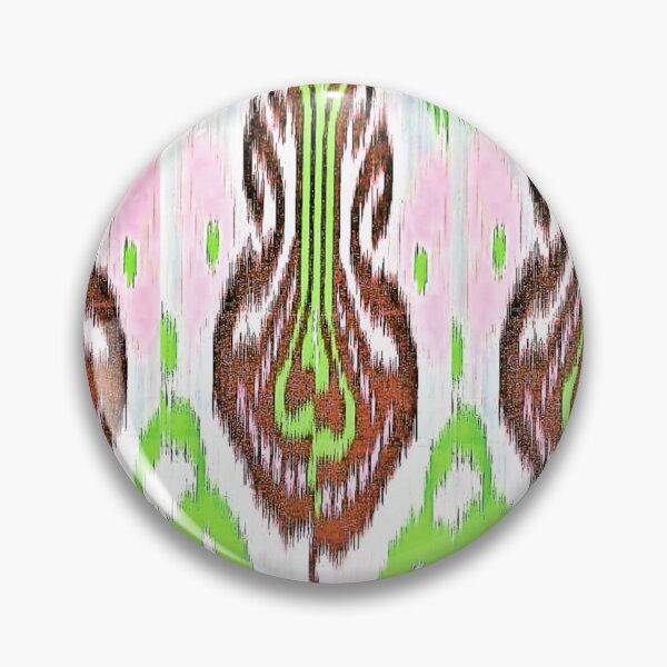 Item preview, Floral designs Uzbek ikat patterns - Ikat designed and sold by LeFabriqueOuz.