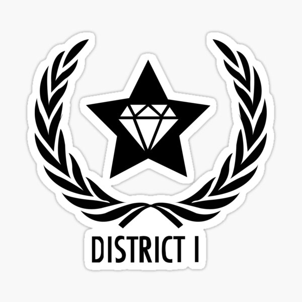 "District 1" Sticker for Sale by kairos24 Redbubble