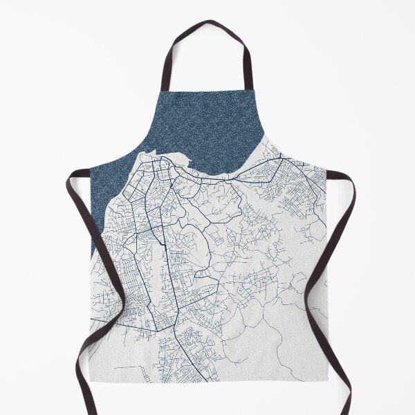 Item preview, Cabinda City Map of Angola - Coastal designed and sold by deMAP.