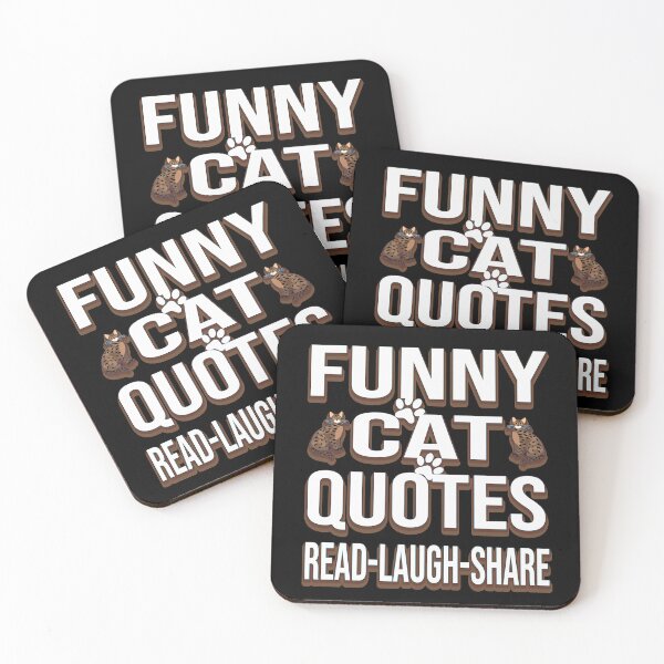 Item preview, FUNNY CAT QUOTES READ-LAUGH-SHARE designed and sold by bahdsgraphic.