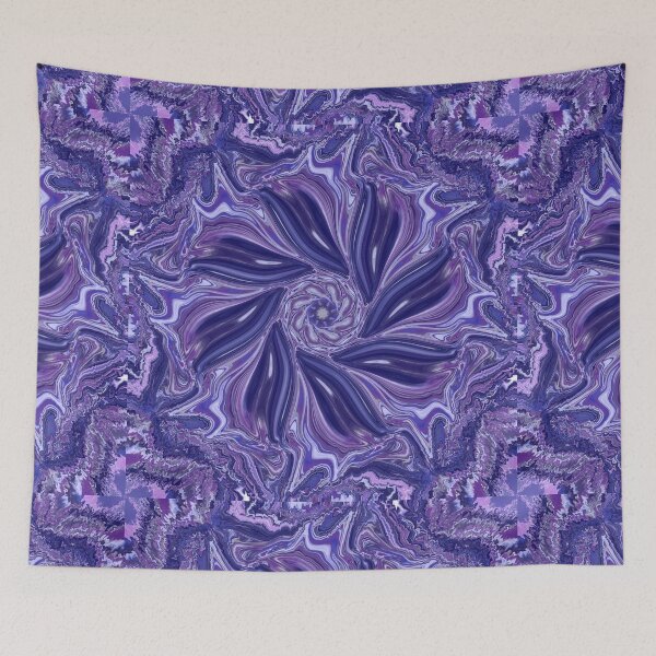 Item preview, Geometric Purple Flower Mandala Art designed and sold by Quoppidou.