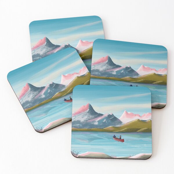 Item preview, Banff canada lake travel poster designed and sold by Arctic frame studio.