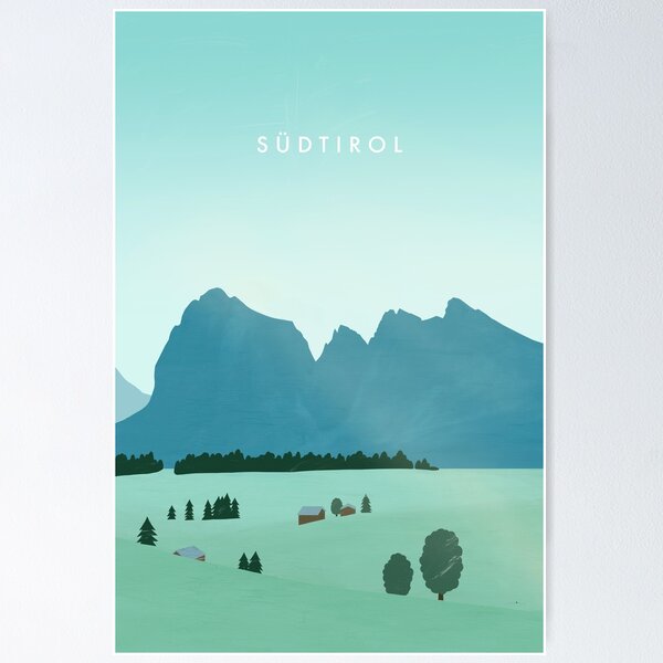 Item preview, South Tyrol illustration designed and sold by katinkareinke.