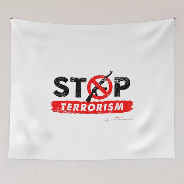 Item preview, Stop Terrorism designed and sold by SmartStyle.