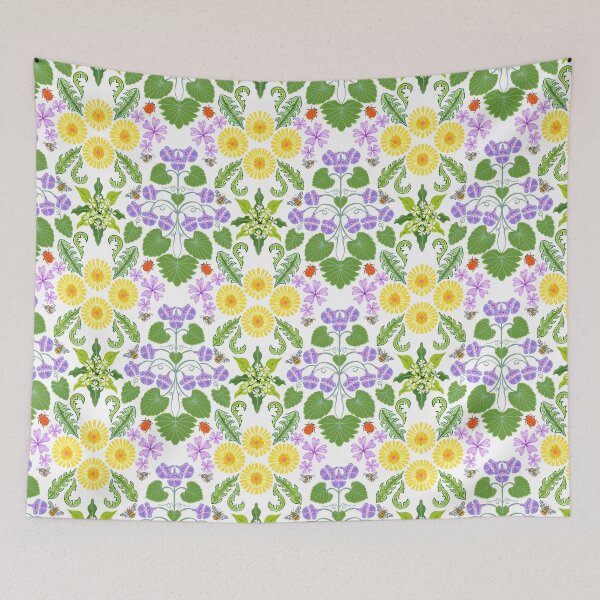 Item preview, Dandelion flowers pattern designed and sold by Papergrape.