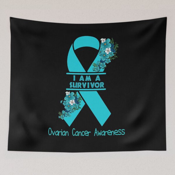 Item preview, I Am A Suvivor Ribbon Ovarian Cancer Awareness designed and sold by heppenp.