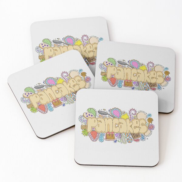 Item preview, Pancakes doodle (Colourful) designed and sold by YippeeYay Doodles.