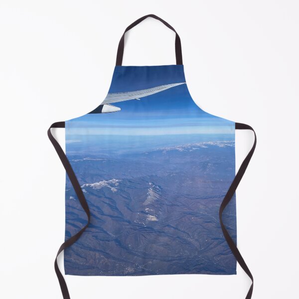Item preview, Airplane window seat view of wing and mountains designed and sold by Dinashop.
