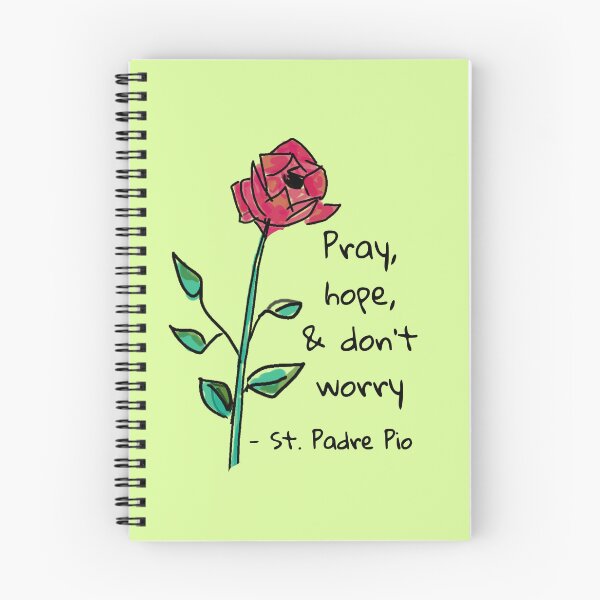 Item preview, Pray, Hope and Don't Worry, Message of Comfort and Calm, Soft Spring Green designed and sold by IceCreamMuseum.