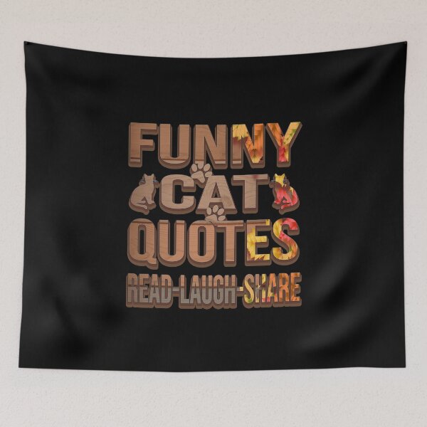 Item preview, FUNNY CAT QUOTES READ-LAUGH-SHARE designed and sold by bahdsgraphic.