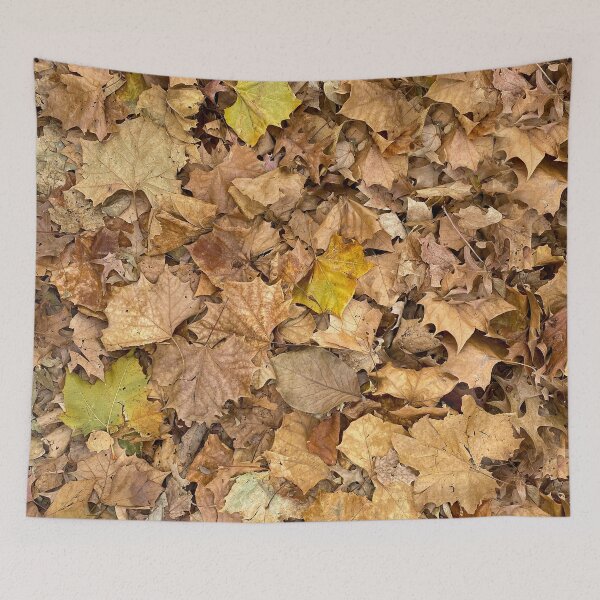 Item preview, Pile of orange autumn leaves designed and sold by Dinashop.