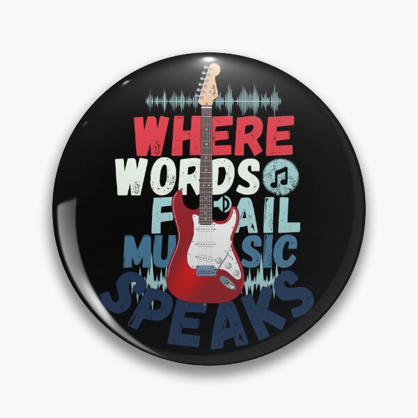 Item preview, Where Words Fail Music Speaks designed and sold by Gilyglo.