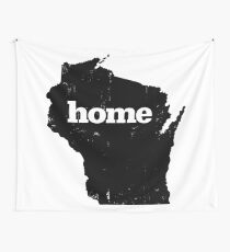 Wisconsin Home Wall Tapestry