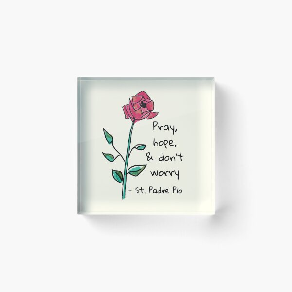 Item preview, Pray, Hope and Don't Worry, Message of Comfort and Calm designed and sold by IceCreamMuseum.
