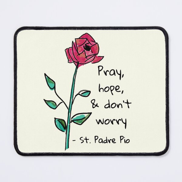 Item preview, Pray, Hope and Don't Worry, Message of Comfort and Calm designed and sold by IceCreamMuseum.