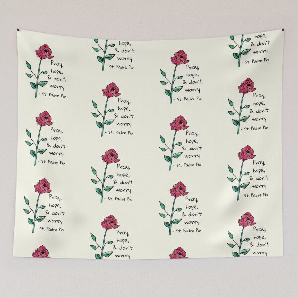 Item preview, Pray, Hope and Don't Worry, Message of Comfort and Calm designed and sold by IceCreamMuseum.