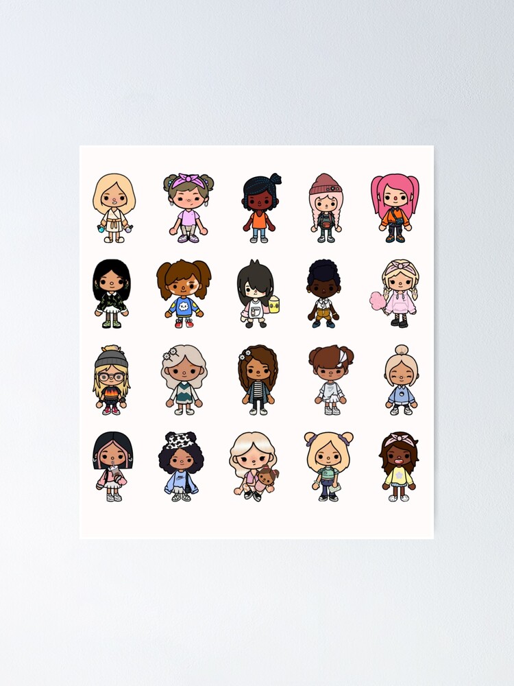 Poster « Toca Boca Toca Boca 2021 Toca Life World », par anasohping