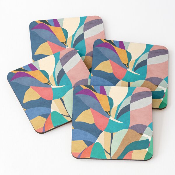 Item preview, Abstract Leaf Composition designed and sold by CatsAndDots.