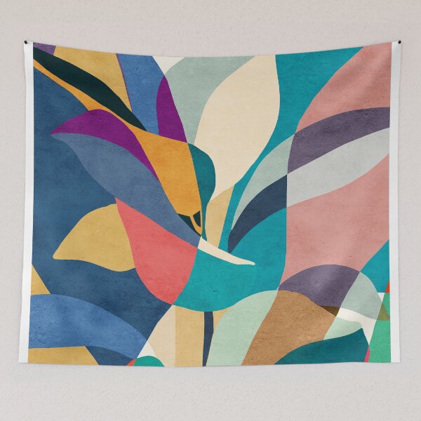 Item preview, Abstract Leaf Composition designed and sold by CatsAndDots.