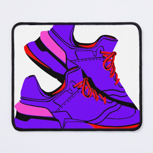 Item preview, Sneaker - purple red and pink sneakers designed and sold by Talitha Marya.