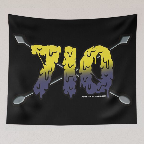 Item preview, 710 Oil drip purple and yellow designed and sold by YomeHayin.